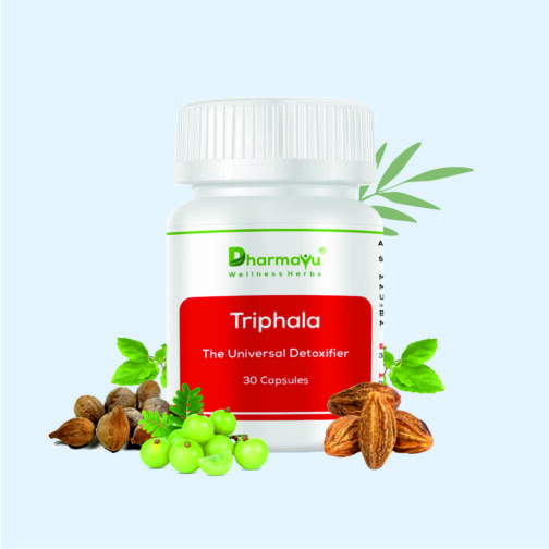 Dharmayu Triphala Capsule The Universal Detoxifier
